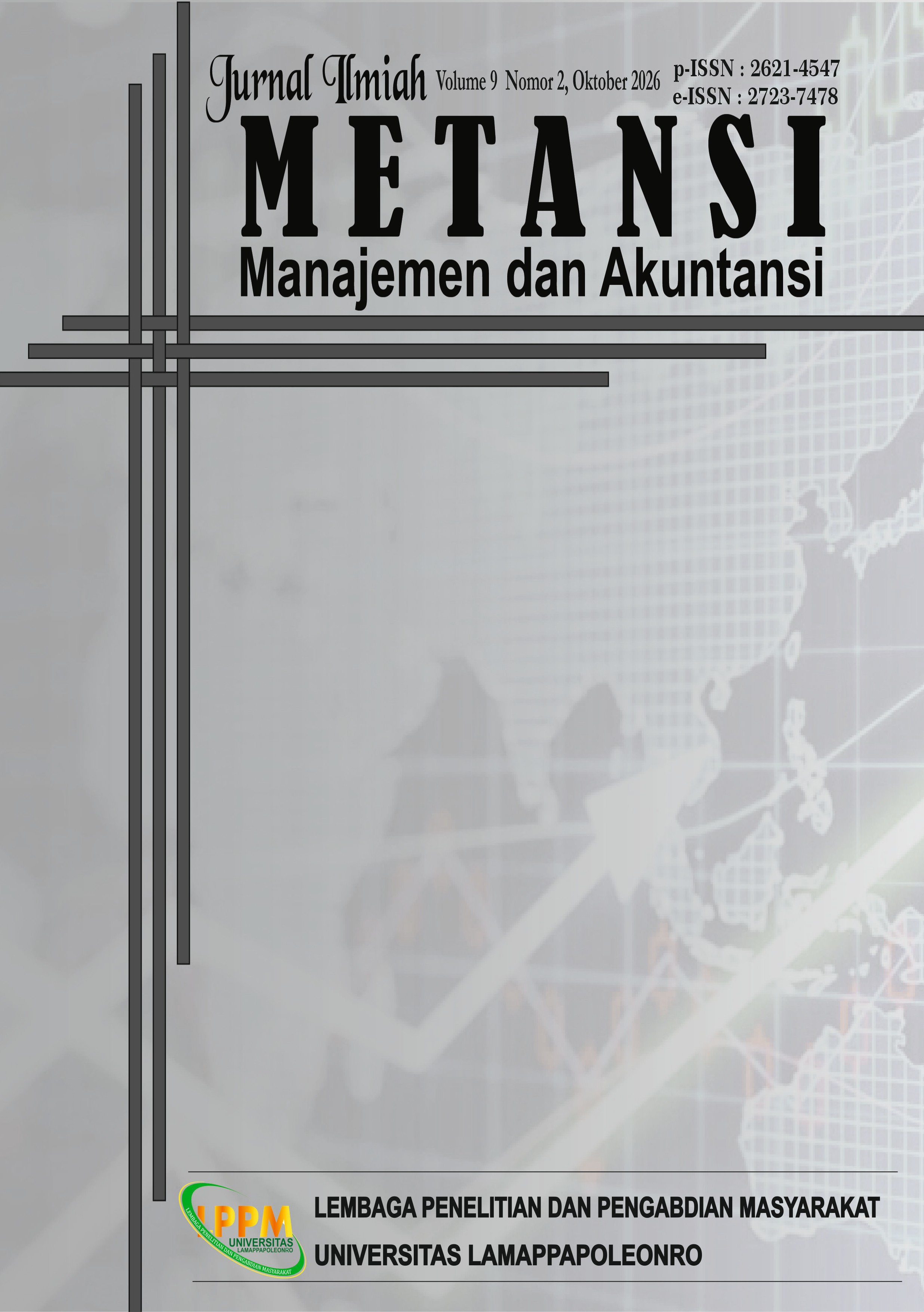 					View Vol. 9 No. 2 (2026): Jurnal Ilmiah Metansi (Manajemen dan Akuntansi)
				